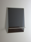 „Ein toter Winkel” 2016, 7x40x30cm, acrylic glas, steel, mirror transparent film