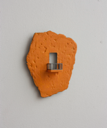 „Oranges Fragment”,2014, plastic, brass, color, multiple 5