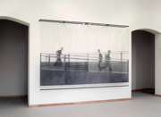 „Selbstportrait der Architektursituationen”, 2008, 20x280x200cm, screenprint, foil, aluminium, color